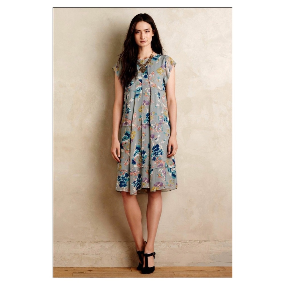 Hosa Intropia Islands Hopper Gray Midi Dress